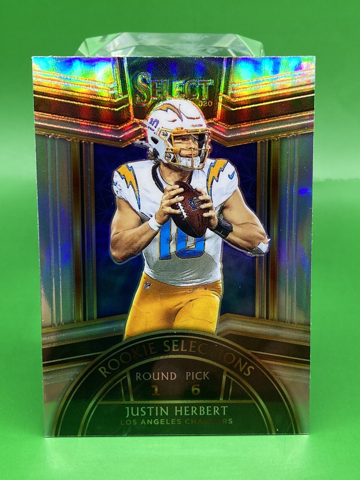 2020 Select Justin Herbert Rookie Selections Silver Prizm SP RC #RS-4