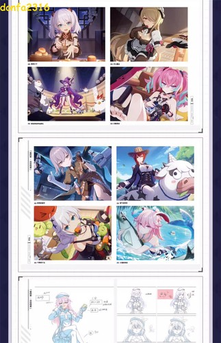 Album Illustrazione Originale Ufficiale Honkai Impact 3 Vol.3 Collezione Art Book - Foto 22 di 22