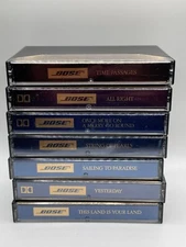 Vintage Bose Private Performances Collection Lot Of 7  Different Cassettes 0624
