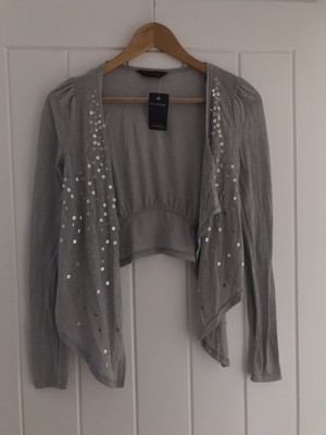 sequin waterfall jacket