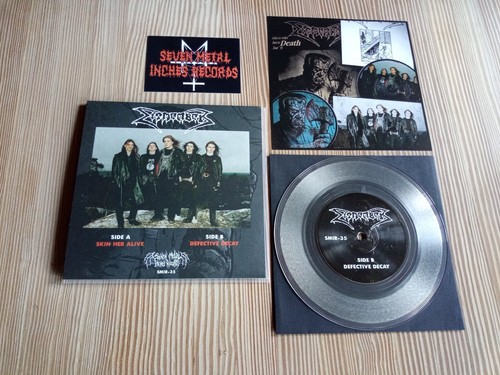Dismember-Skin Her Alive 7'' Clear Vinyl Single 2023 Death Metal Carnage - Bild 2 von 2