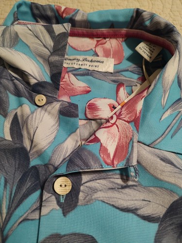 Tommy Bahama Coconut Point Hawaiian Shirt Mens Small Floral Island Zone Aloha - Picture 5 of 12