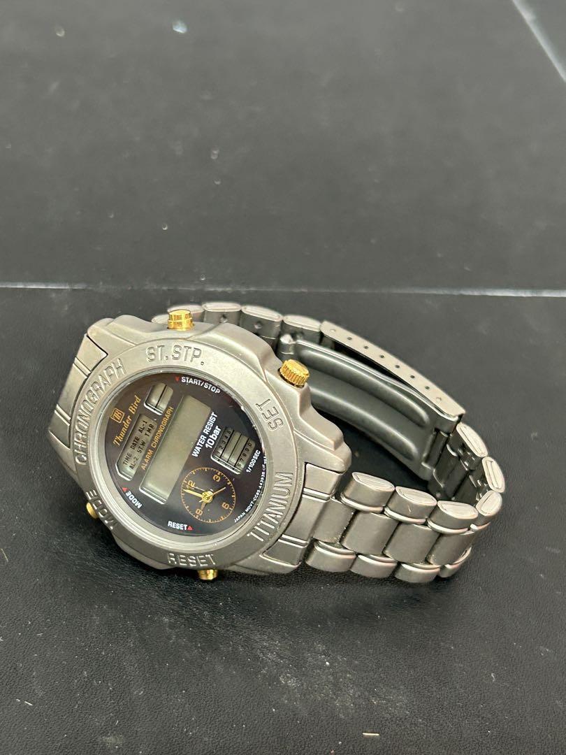 Citizen Thunderbird Digital Watch Vintage YN-08 Used No Citizen Thunderbird Digital Watch Vintage YN-08 Used No