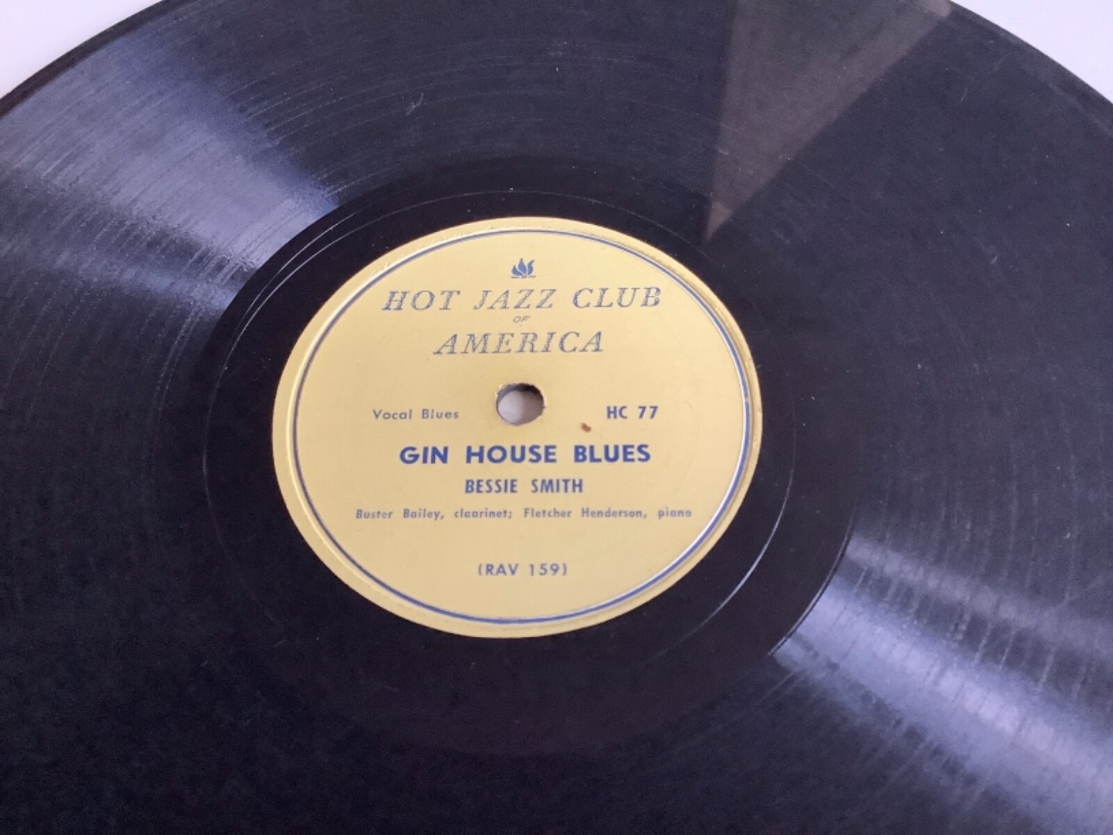 BLUES 78 Bessie smith ME AND MY GIN/ gin house blues Vg ++ shiny very