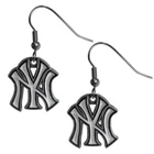 New York Yankees Dangle Fish Hook Earrings NEW In Package Official MLB Licensed