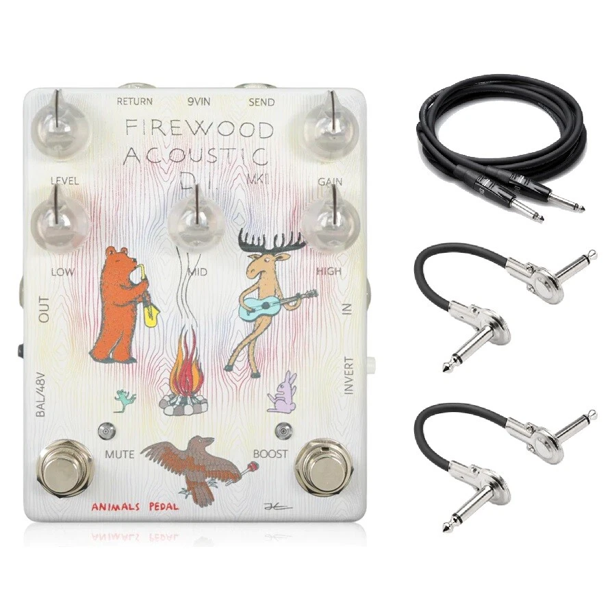 New Animals Pedal Firewood Acoustic DI MKII Guitar Effects Pedal