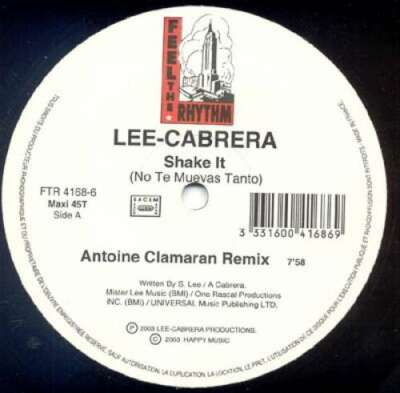 Lee-Cabrera - Shake It No Te Muevas Tanto 12'' Maxi Vinyl Schallplatte 