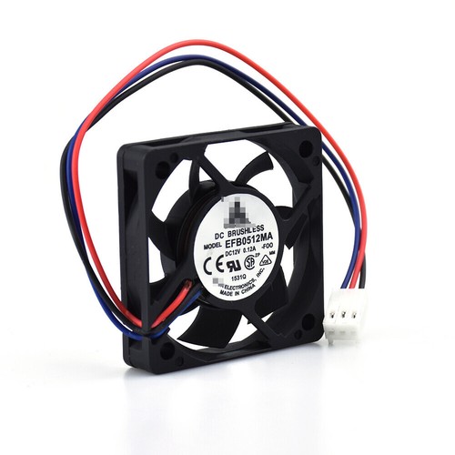Cooling fan EFB0512MA for Delta Ball Bearing Mute 12V 0.12A 50*50*10mm 3Pin - Picture 3 of 4
