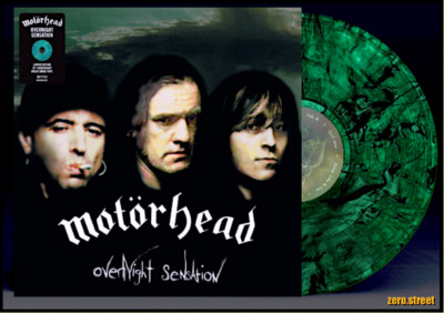 MOTORHEAD Overnight Sensation LP on GREEN SMOKE VINYL New SEALED