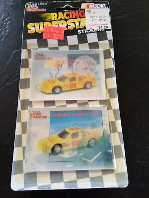 VINTAGE Nascar Stickers BOBBY HAMILTON