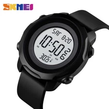 Temperature SKMEI 1682 Women Men Wristwatch Watch Sport Digital Waterproof Date
