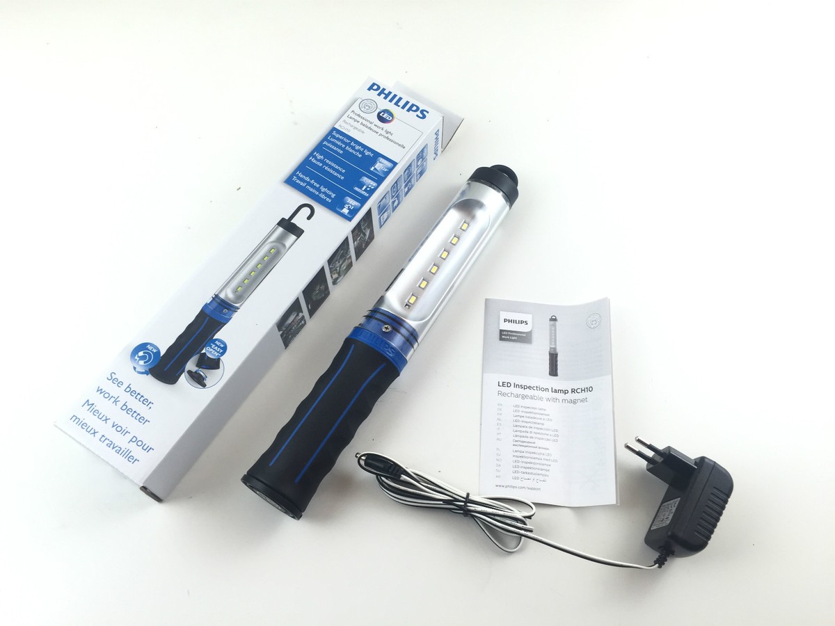 Philips LED Work Light Workshop Lamp LPL20X1 RCH10 with Battery | eBay