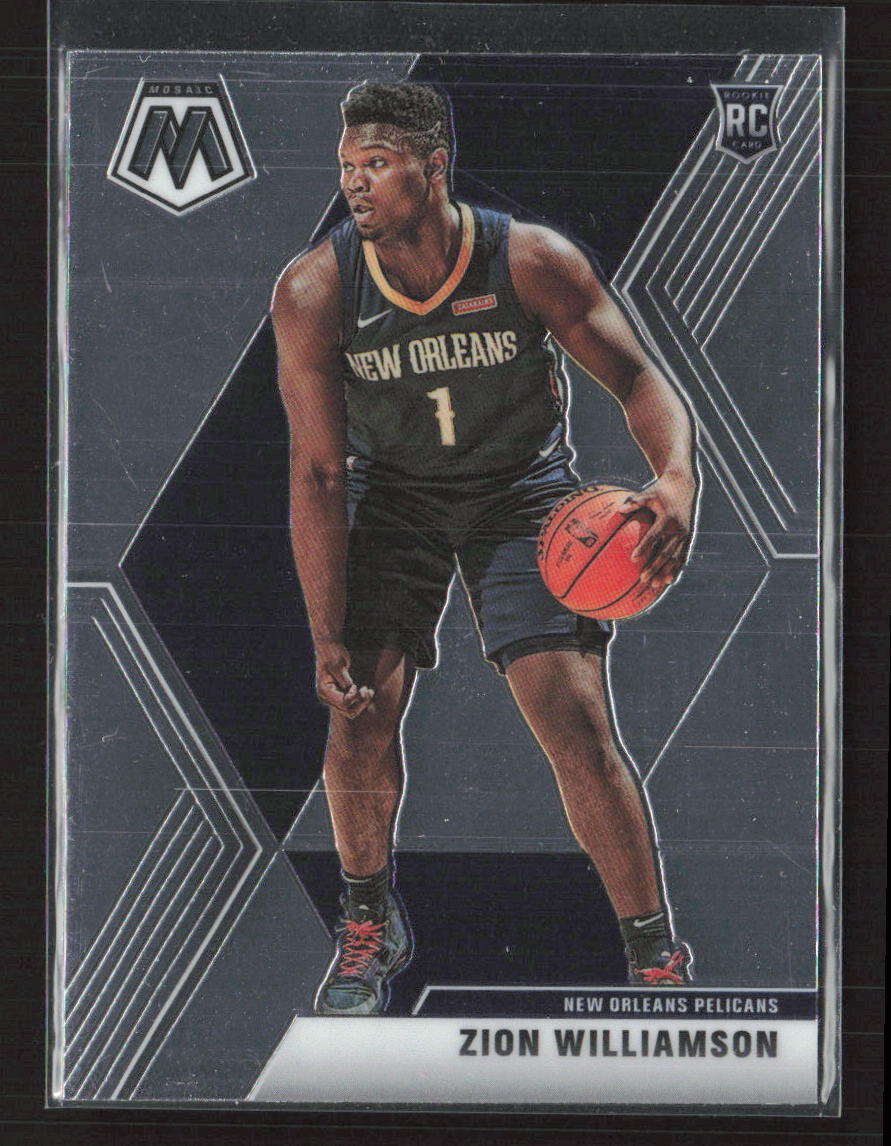 2019-20 Panini Mosaic #209 Zion Williamson RC New Orleans Pelicans (U)
