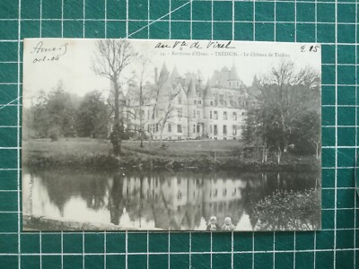 sa104 postcard BE circa 1900 Brittany - Environ Elven castle of Trédion