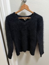 VTG Choice 23 Angora Blend Black Cropped Swea...
