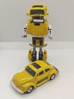Bandai Volkswagen Beetle Super GoBots Bug Bite VW Transformer Vintage Lot of 2