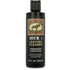 Bick 1 Leather Cleaner 8 oz - Clean Dirt, Oil, Sweat, Salt, and Water Stains ...