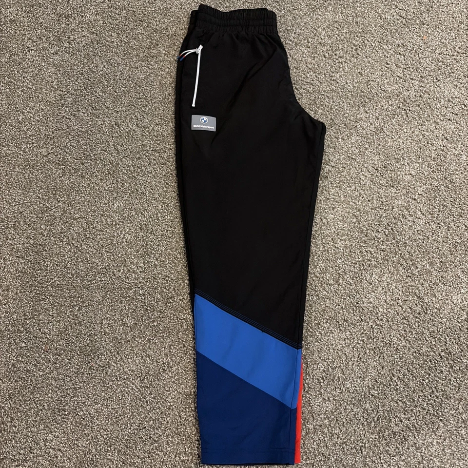 Pantalones de carreras Puma BMW Motorsports negros para hombre talla grande  Foto 3 de 4