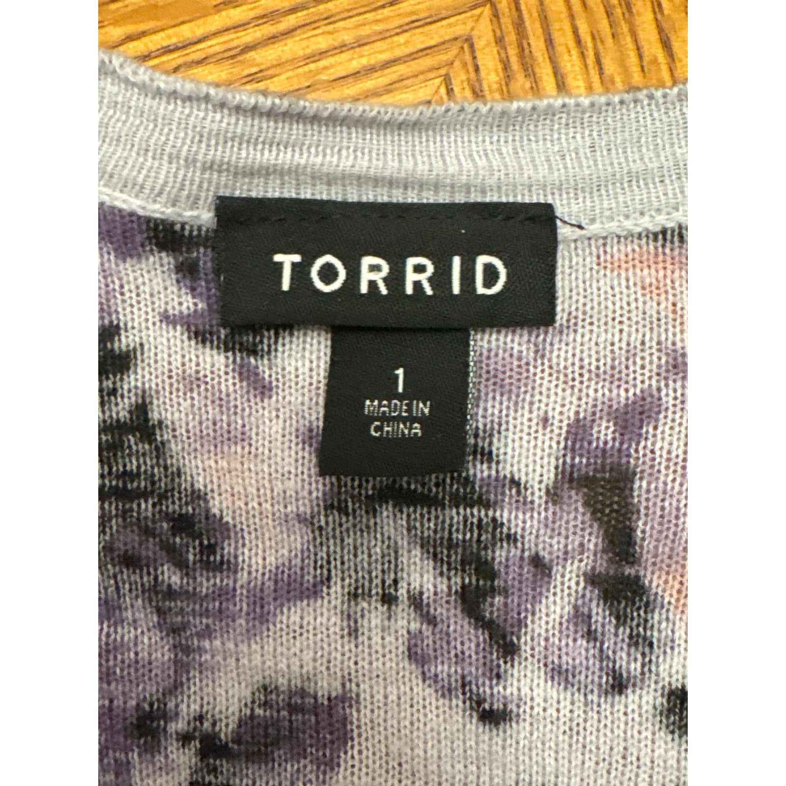 Torrid Leopard Print Purple Button Front Cardigan… - image 8