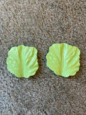 Vintage Fisher Price Fun With Food Lettuce Leaves Lot Of 2 Excellent Condition!