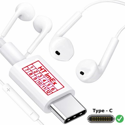 USB-C In-Ear Headset Kopfhörer Mikrofon kompatibel mit Huawei MatePad 11.5 inch