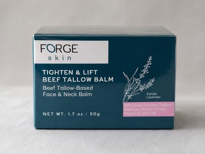 FORGE skin Tighten & Lift Beef Tallow Balm Vanilla Lavender 1.7 oz Face Neck