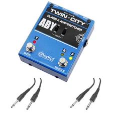 Radial Engineering Twin City with 2x Professional Grade Instrument Cable