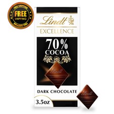 Lindt Excellence Dark Chocolate Bar   70 Cocoa, 3.5 oz