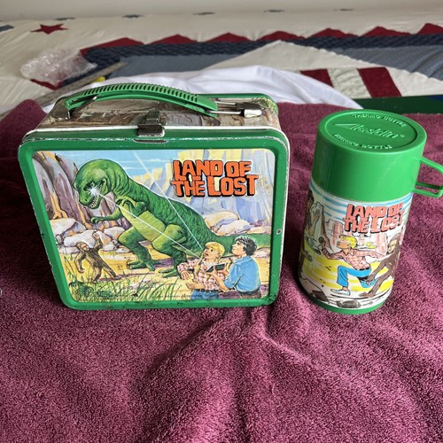 Land of the Lost Metal Lunchbox Vintage 1975 & Thermos