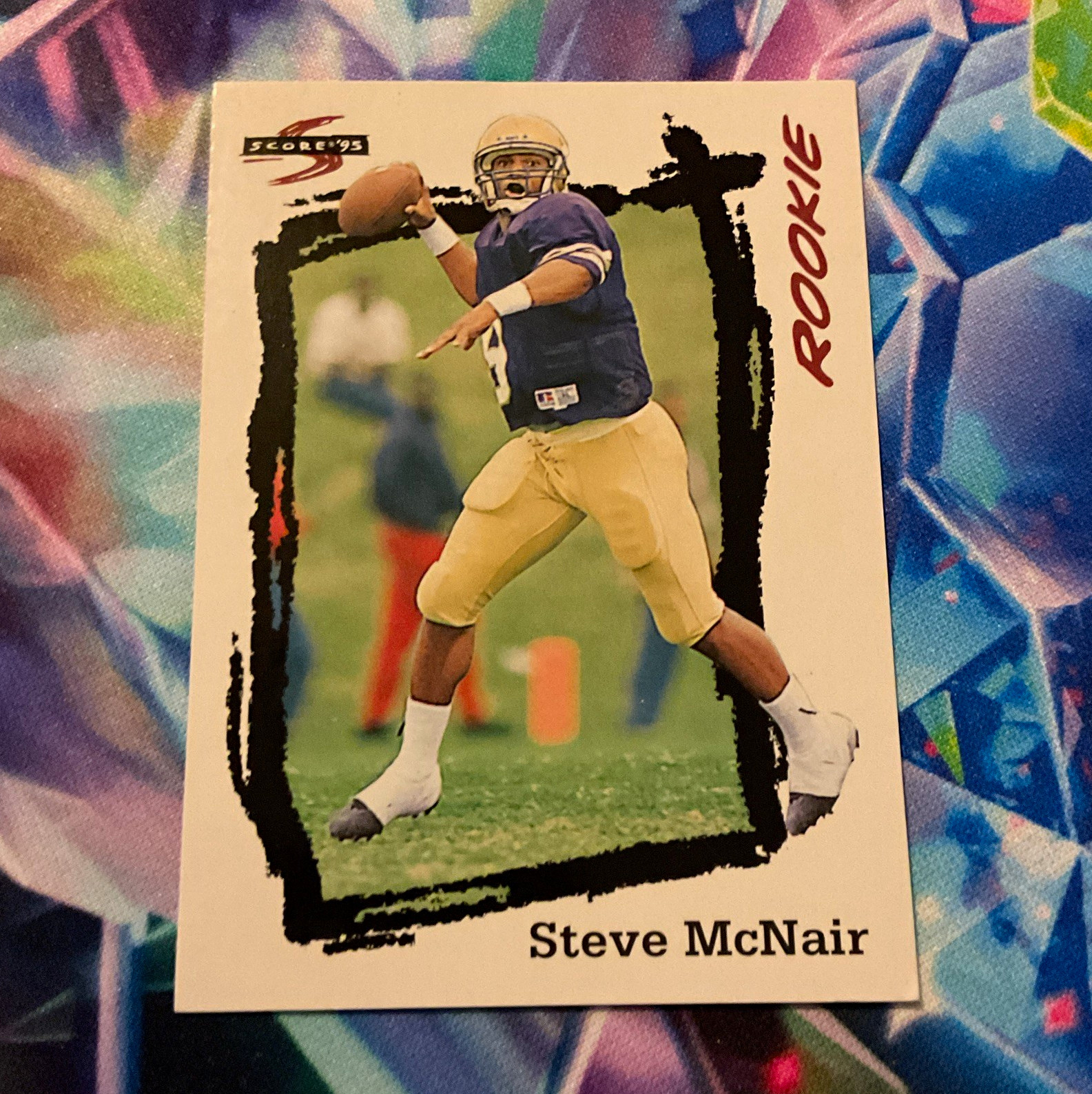Pinnacle Score 1995 Steve McNair #248 Rookie Houston Oilers Football Card