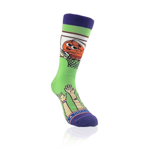 Lazy Basketball Socks from the Sock Panda (Adult Small) - Picture 5 of 6
