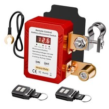 300A Remote Battery Disconnect Switch 12V 24V Adaptive, Anti-Theft Wireless