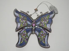 Violet Mirage Bradford Editions Silken Wings Heirloom Porcelain Ornament