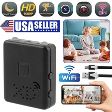 Compact USB-Powered WiFi Camera - Motion Detection, Night Vision - 128GB Support