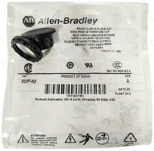 Allen-Bradley 800F-N2 * Round Closing Plug, Black