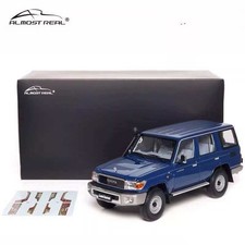 1/18 Almost Real Toyota Land Cruiser 76 2017 Model Blue Diecast Model Toy Car
