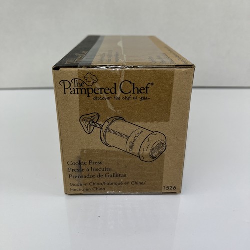 Pampered Chef Cookie Press #1526 NEW IN BOX - Picture 2 of 6