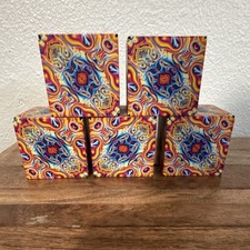 Multicolor Art Theme 3x3x3 Cube/Twist Puzzle Plastic Cube Brain Teaser 5 total 