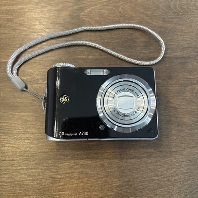 General Electric GE A730 Digital Camera 7.0 Megapixels,  Black, Tested Working