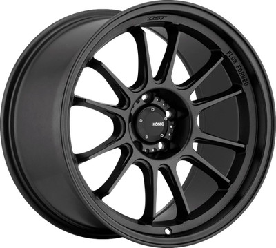 Konig Hypergram 18x12 Matte Black Wheel with 5x114.3 Bolt Pattern and +20 Offset