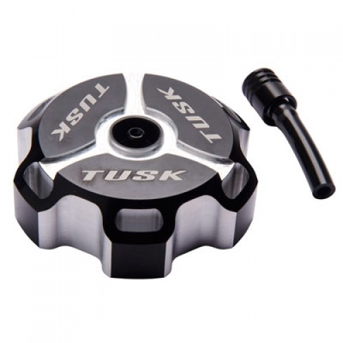 Tusk Billet Aluminum Gas Cap Black Machined RM-01-BLK - Picture 1 of 1