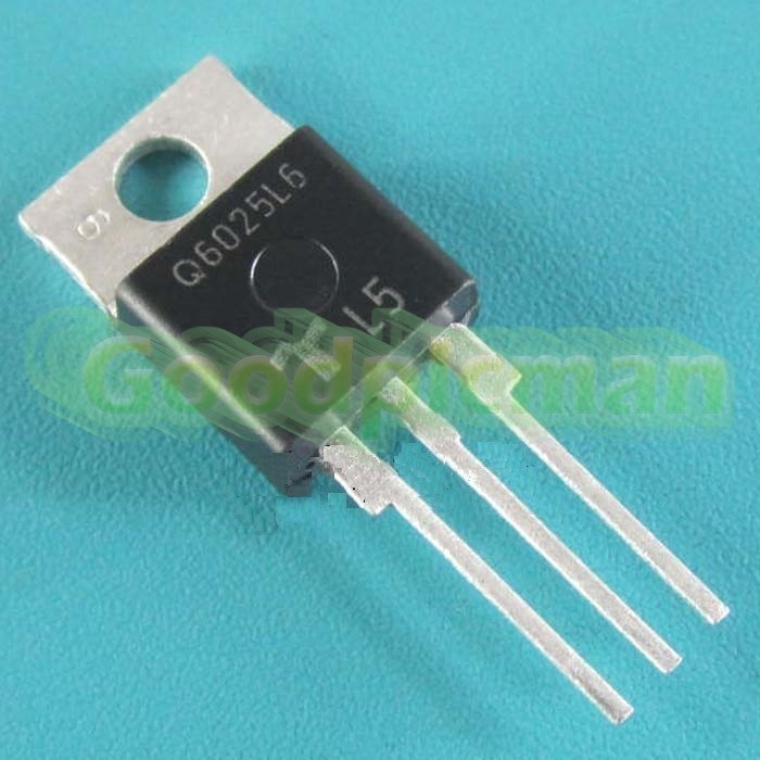 2Pcs Q6025L6 Triac Alternistor 600V 25A To220 New