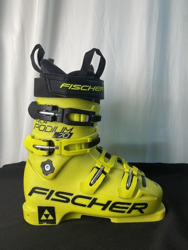 Botas de esquí Fischer RC4 Podium 70 Race Code amarillas All Mountain 25 25,5 talla 7,5 - Imagen 5 de 12