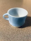 Anchor Hocking Fire King Blue Mosaic Stack C Handle Coffee Mug Vintage