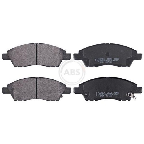 Plaquettes de frein Nissan ABS 37891 silencieuses anti-vibration pour disque