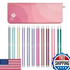 KnitPro Zing Grande 10" Single Pointed Needle Set 11 Sizes 2.5-11 KP47440