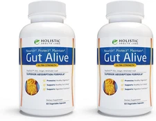 Health Labs Gut Alive Ultra Strength Superior Absorption 120 Capsules (Pack  2)
