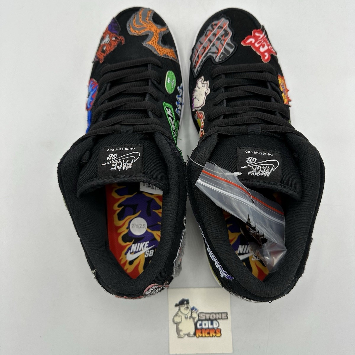 Nike SB Dunk Low Pro QS Black/Multicolor/White Neckface 2022