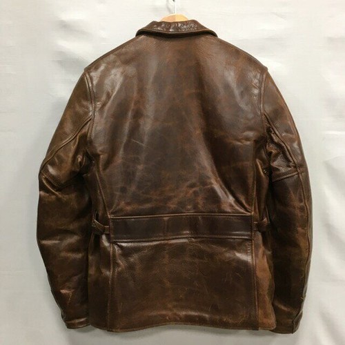 AERO LEATHER Hercules Horsehide Lederjacke Braun Größe 36 GEBRAUCHT Aus... - Bild 20 von 24