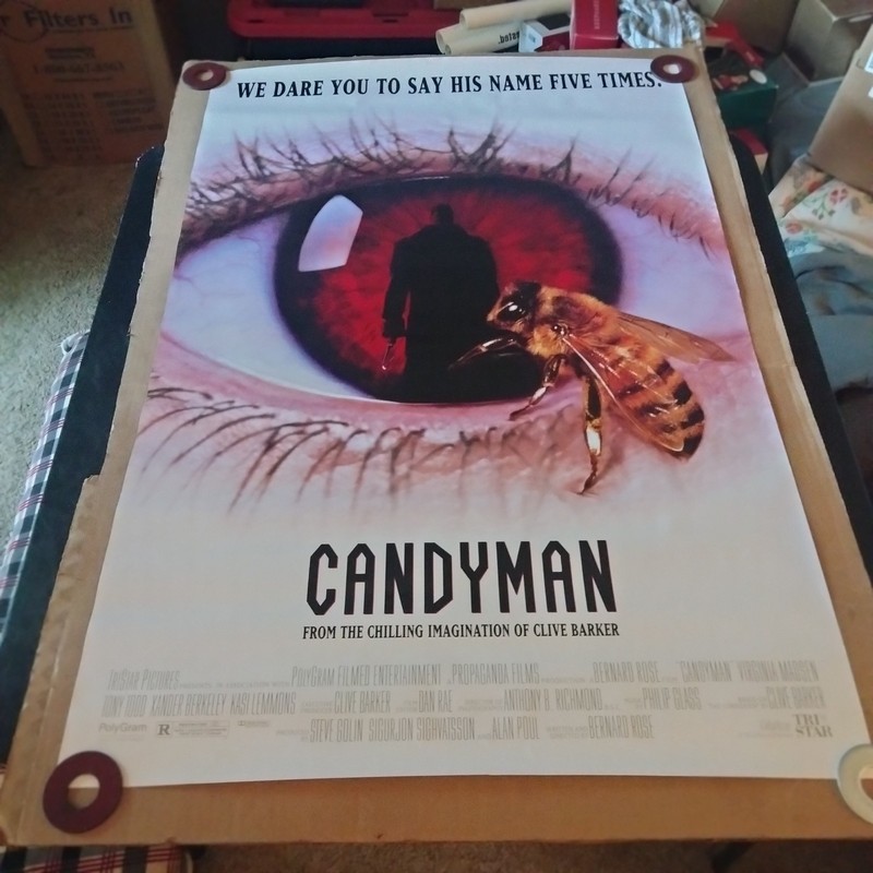 CANDYMAN ROLLED ORIG 27x40 1-SHEET MOVIE POSTER Tony Todd NSS#920146 --S/S